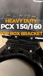 MOKOTO PCX 150 PCX 160 V1 CNC FULL ALLOY HEAVY DUTY TOP BOX BRACKET / REAR TAIL CARRIER FOR HONDA PCX MOTORCYCLE