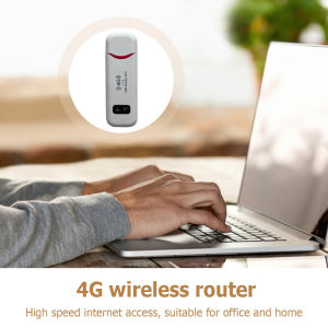 [Vktech] Wireless 4G LTE Router with USB Modem Stick 150Mbps Portable Mobile Hotspot with SIM Card Slot for Fast Internet Access