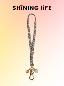Robust SNLF Womens Cell Phone Lanyard Neck Strap Outdoor Wristband Crossbody Short Chain Hanging Decoration Luxury Feel