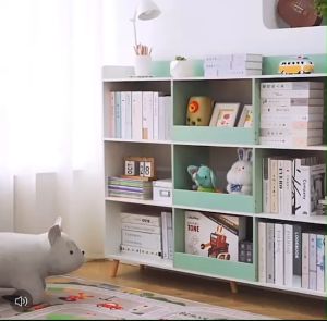 ชั้นวางหนังสือ ชั้นวางของ ตู้เก็บของ ชั้นวางของครัว ชั้นวางของอเนกประสงค์ชั้นไม้ เอนกประสงค์ จัดเก็บห้องให้เป็นระเบียบ แข็งแรง