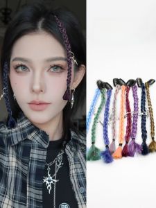 Trendy Colorful Braided Hair Accessories Hair Bands Top Clips Braided Hairstyles Dirty Braids Hair Accessories
