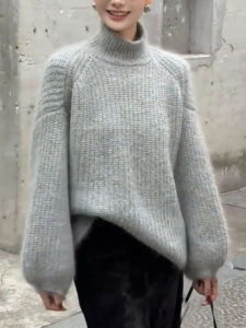 QINGNAER | Plus Size Womens Knit Sweater
