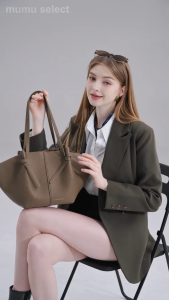 【Original+24hours delivery】Quality Pu Leather 2in1 Women Large Tote Bag Kili Kili Bags For Students Women
