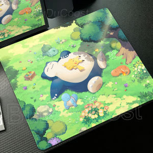 Bandai | Anime Mousepad Small XS Keyboard Mouse Carpet Anti-slip Gamer Snorlax Mouse Pad Laptop HD Office PC Accessories Pokemon Mousepad