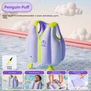 Portable Inflatable Kids Swim Float Jacket