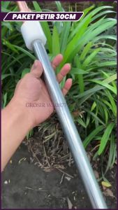 Paket Anti Petir Tombak Penangkal Petir Lengkap 30cm plus Sok Teflon dan Tiang 60cm Siap Pasang