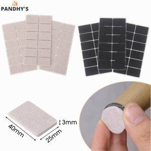 12Pcs/Sheet Thicken Self Adhesive Felt Chair Leg Pads Floor Protectors Furniture Covers Round Bottom Anti-Slip Wear-resisting Pads