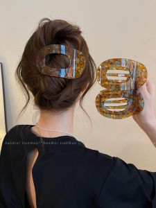 Large Size Duckbill Hair Clips Womens Stylish Comfortable Hair Accessories Bun Hairpins Fashionable Hairgrips Hair Decorations