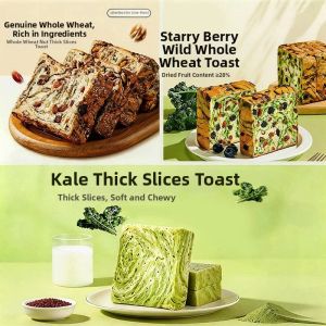 Whole Wheat Low Fat Berry Enriched Toast With Nuts