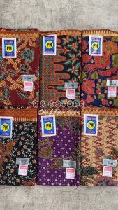 Kain Samping PM Panjang Tebal Pulau Mas Cap Cent Batik Halus