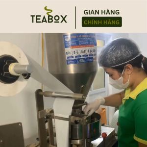 Trà Gừng Kích Thích Tiêu Hóa Nhuận Tràng Làm Ấm Giảm Ho Cảm | Hộp 30 gói x 3g Túi Lọc Teabox