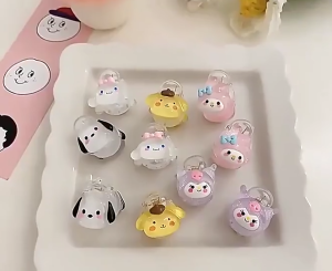 ACC229 JEPIT RAMBUT KOREA LUCU KARAKTER ANAK PEREMPUAN WANITA DEWASA JEPITAN KECIL FASHION SUPER DUPER LUCU Y1980