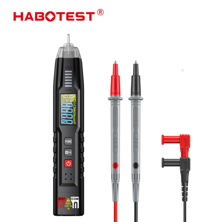 HABOTEST HT122 Test Pen 600V Voltage Tester AC/DC Type Smart