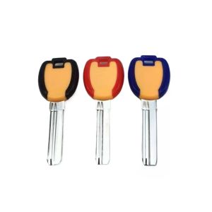 6PC (สีสุ่ม) คีย์เบลียดสองสีตัวอย่างร่างกายประตูกันขโมยสากล AB ล็อคกุญแจเปล่า