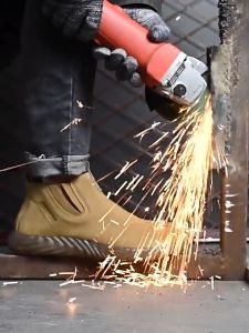 Work Safety Shoes Men Steel Toe Cap Indestructible Working Boots Anti-smashing Waterproof Construction Designer Sneakers