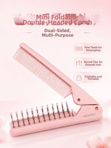 IMLUCKY | Foldable Dual-Purpose Small Hair Brush