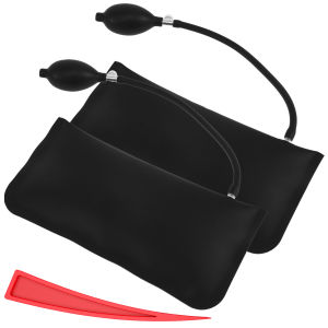 2Pcs Inflatable Air Shims ชุด Pry Bar 150 กก.แบริ่ง Air ยกกระเป๋าปั๊มอัตโนมัติประตูหน้าต่างติดตั้งซ่อมเครื่องมือ