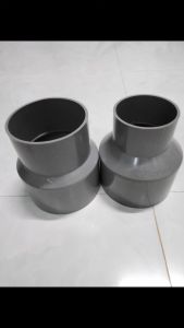 Nối giảm phi 140 xuống phi 114 90 uPVC thương hiệu S-T