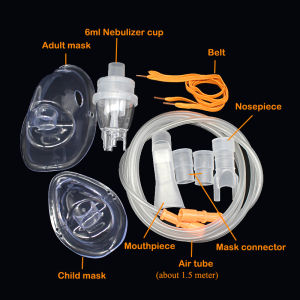 Nebulizer Cup Mouthpieces Family Household Compressor Inhale Inhaler Mask Adult Child Aerosol Mask Filters Nebulizador Cup