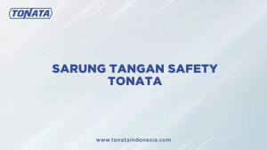 Sarung Tangan Kerja / Kain Bintik / Tonata Biru