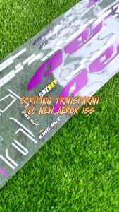 STRIPING TRANSPARAN AEROX NEW - STICKER BAHAN BENING AEROX NVX 155 - STRIPING LIS AEROX KODE ST AERN 06