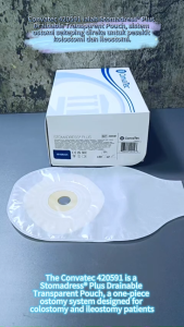 CONVATEC 420591 Stomadress® One-Piece Drainable Pouch transparent BOX 30S