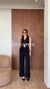 Mina Set : ชุดเซ็ท 2 ชิ้น ขายาว ชุดเซ็ทเสื้อแขนกุดผู้หญิง เรียบหรู แนว Minimal สายคาเฟ่ ป้าย BETTY. (ฺB002)