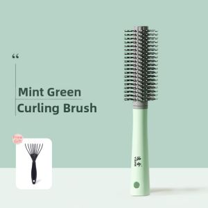 ZHENG FU | Rolling Curl Straightening Volume Round Comb