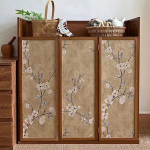 American Retro Furniture Renovation Stickers Self Adhesive Wall Paper Cabinet Door Old Things Wallpaper Decorative Wall Paper