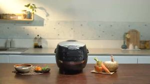 Nồi cơm điện tử 1.8 lít Kangaroo KG595-Mới 98-99% Chính Hãng 100%-Công suất:860 W nấu Cơm ngonchín đều nhờ công nghệ nấu 3D-Bảo Hành 12 Tháng