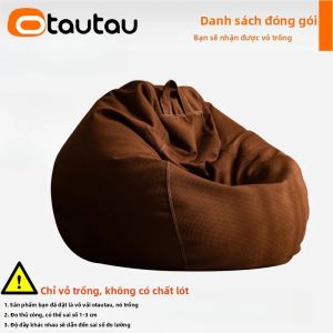 OTAUTAU Waffle Bean Bag Cover DD177 Corner Pouf Không Có Chất Độn 100% Polyester Tatting Craft Dành Cho Gia Đình Và Văn Phòng
