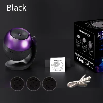 Starry Ocean Galaxy Projector Night Light Auto Timer 24 Patterns Projector 360° Rotatable LED Projector Light for Kids Gift