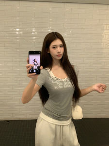 Stylish Fitted Two-in-One T-Shirt Summer