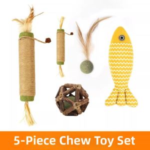 HELLOLEIBOO | Catnip Attractive Teeth Grinding Cat Toy