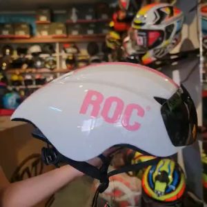 Nón thể thao ROC R16 màu trắng hồng chính hãng