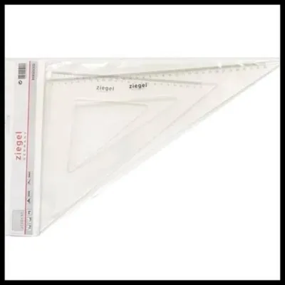 ZIEGEL TRIANGLE RULER 23/33 SET PENGGARIS SEGITIGA TEBAL AKURAT
