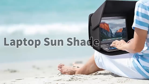 Laptop Sunshade Hood Portable Laptop Cover Anti UV Waterproof Outdoor Laptop Protector