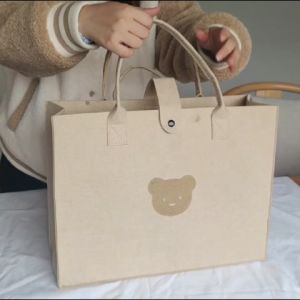 Mamibayi Tas Hampers Motif Beruang Tas Tenteng Besar Tas Jinjing Serbaguna Maange Beruang Lucu