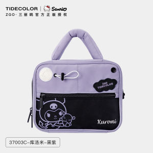 ZGO Sanrio Collaborative Large Capacity Portable Travel Storage Bag Cool Romi Handbag Makeup Bag Family Storage Tools