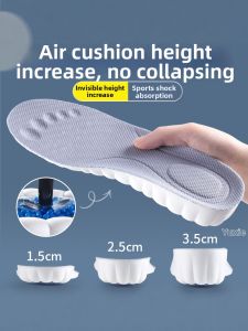 LINGMIAO | Height-increasing Insoles Male Hidden Elevator Anti-fatigue Shock Absorbing Sport Foot Pain Prevention