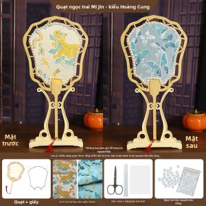 TAOQUMAO | Bộ DIY Làm Quạt Mini Tròn