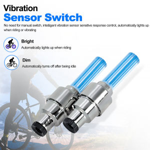 LED Bicycle Valve Light Neon Bicycle Spoke Light Bicycle Tire Valve Light Night Riding Warning Light Bicycle Accessories