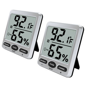 【2026 Upgraded】Smart Digital Hygrometer Thermometer – High Accuracy Fast Response for Baby Room Greenhouse Office Bedroom