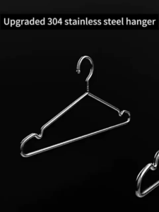 10PCS/lot Stainless Steel Clothes Hangers Metal Hanger Rack Space Saving Non Slip Clothes Hanger for Wardrobe Organizer