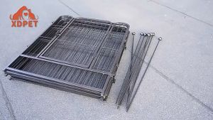 Pet Dog Fence Cage Playpen 寵物圍欄 dog cage Sangkar Anjing Metal Steel outdoor 狗围栏