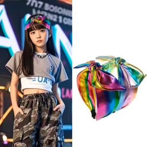 1pc Wide-Brimmed Laser Surface Headband For Women Rabbit Ear Headband Fashion Hair Accessories