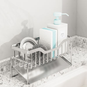 Easy Install Multi-Purpose Drain Dish Rack Stainless Steel