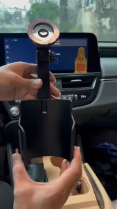 Car Cup Slot Magnetic Phone Holder Adjustable and Dual-Use Navigation Phone Holder Magnetic Phone Holder
