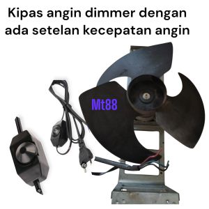 DIMMER Kipas angin blower ac ukuran 2pk 3 daun / pakai pengaturan kecepatan angin seperti di gambar / kipas angin hemat listrik / kipas copotan outdoor ac / kipas angin murah / semua sudah di rakit tinggal colok aja / awet nonstop 24 jam