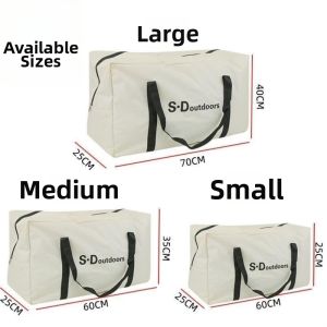 Outdoor Furniture Folding Chair and Stool Storage Bag Large Capacity Handheld Picnic Tote